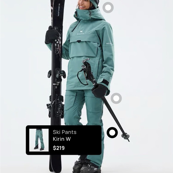 Montec Womens Dune jacket - Medium, Arctic - Picture 4 of 5